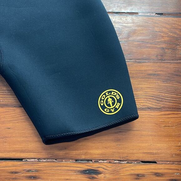 Gold’s Gym neoprene Poly compression workout elastic drawstring waist shorts M/L - Picture 2 of 5